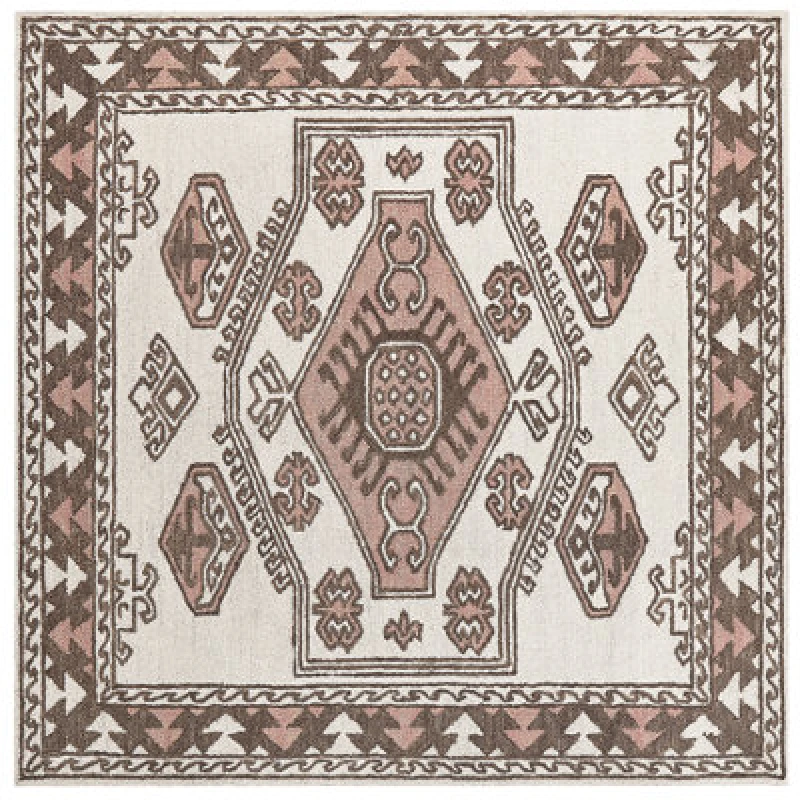 Image of Beliani Rug Tomarza Multicolour 200 X 200 Cm Wool