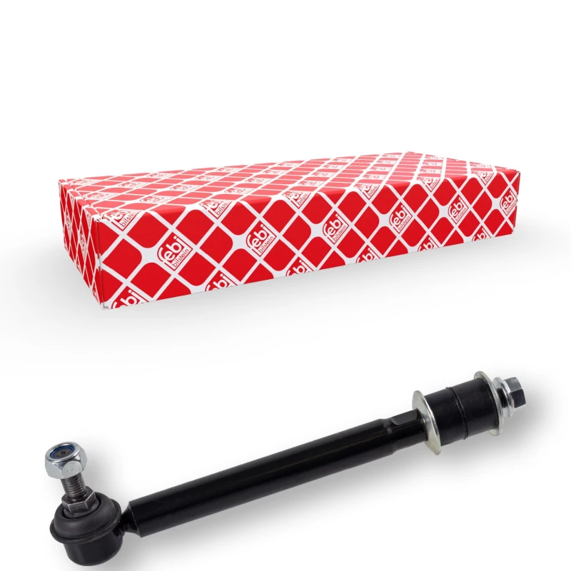 Image of FEBI BILSTEIN 48153 Anti-roll bar link Rear Axle Right Steel Link Stabiliser (3229)
