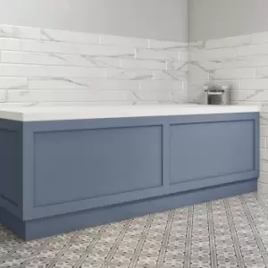 Image of 1700mm Matt Blue Bath Front Panel - Baxenden
