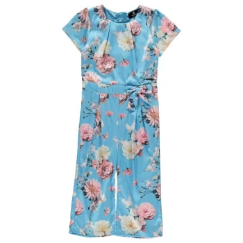 image of Firetrap Jumpsuit Infant Girls - Blue Floral