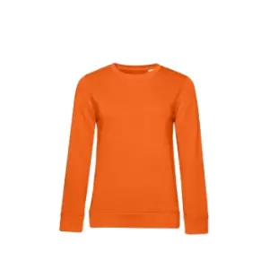 image of B&C Womens/Ladies Organic Sweatshirt (M) (Orange)