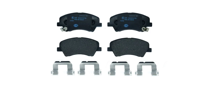 Image of HELLA Brake pad set HELLA 8DB 355 036-501
