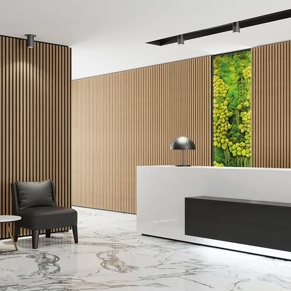 image of Kraus Acoustic Wall Panel 2400 x 573 x 19mm - Natural Oak