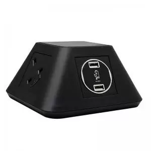 Image of Inca on-surface power module 2 x UK sockets and 2 x twin USB fast