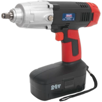 image of Sealey CP2450MH 24v Cordless 1/2" Drive Impact Wrench 1 x 2ah NiMH Charger Case