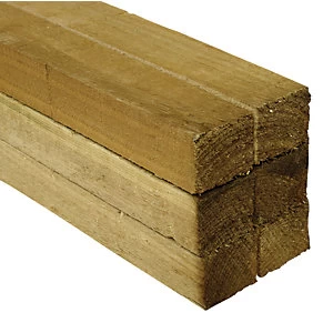 Wickes Treated Sawn 47 x 47 x 2400mm Pack 6