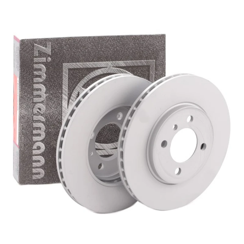Image of ZIMMERMANN 150.1258.20 Brake disc Front Axle, internally vented, Coated, Alloyed Brake Disc (82)