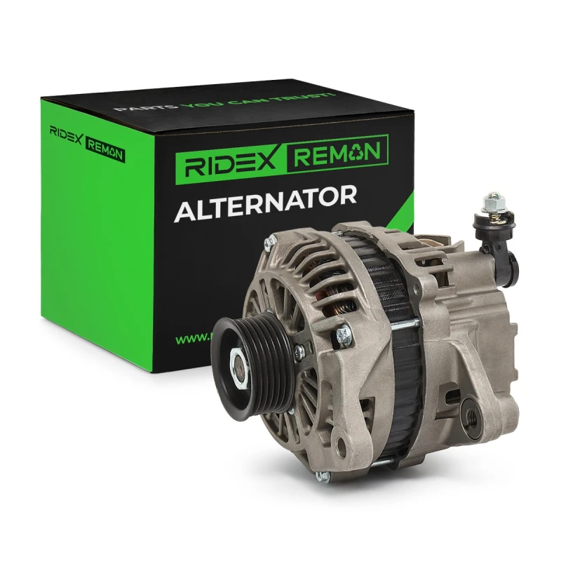 Image of RIDEX REMAN 4G1498R Generator Alternator Charging Current: 80A, Voltage: 12V Alternator (4)