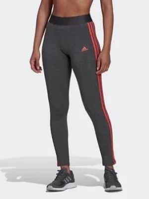 Image of adidas Loungewear Essentials 3-stripes Leggings, Grey Size XL Women