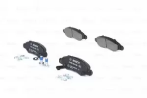 Image of Bosch 0986494458 BP299 Brake Pad Set Disc Brake Front Axle