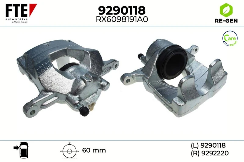 Image of Brake caliper FTE 9290118