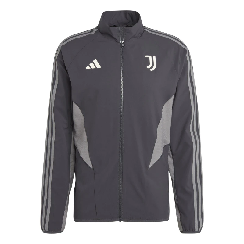 Image of adidas Juventus Anthem Jacket 2024 2025 Adults Carbon/Grey Fiv male XS