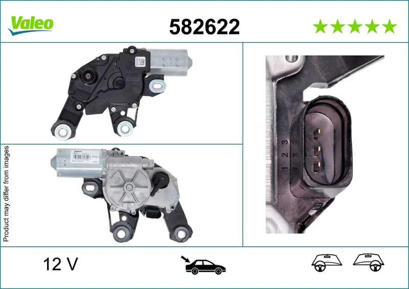 Image of Wiper motor VALEO 582622