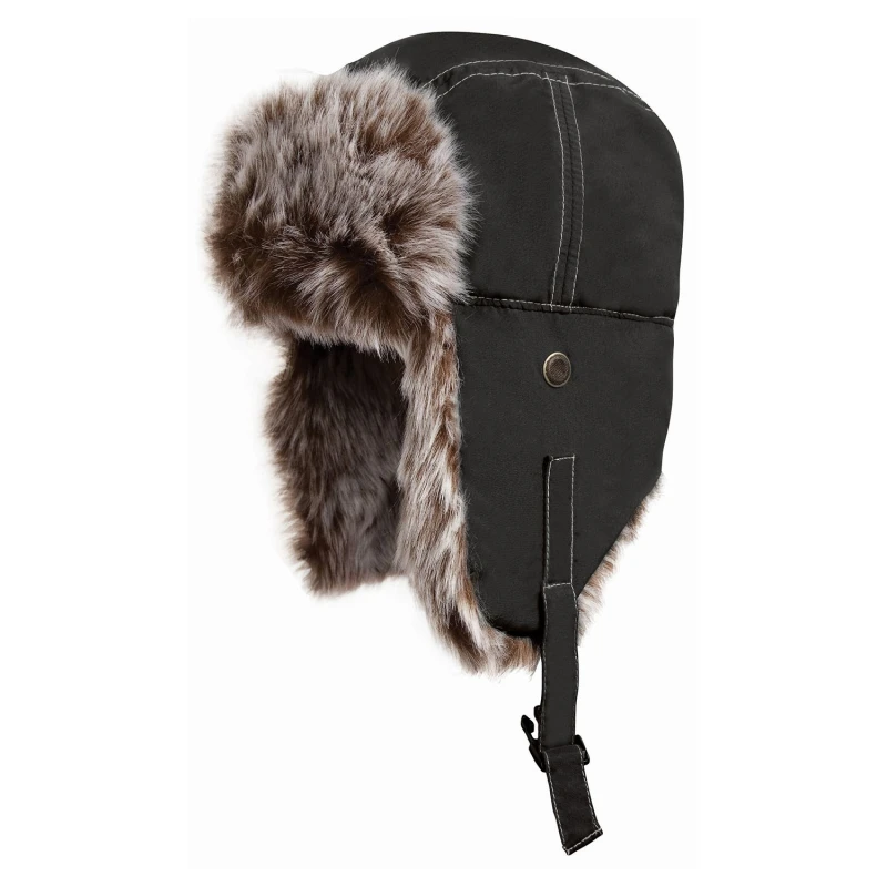 Image of Result Result Men Classic Bomber Hat in Black Size: Small Black S Male 5063470514748