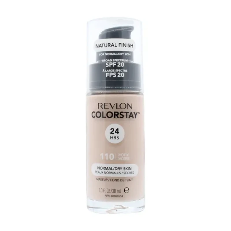 Image of Revlon Colourstay Foundation Normal/Dry Skin 110 Ivory 30ml