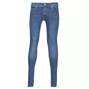 image of Jack Jones JJITOM mens Skinny Jeans in Blue - Sizes US 34 / 32,US 36 / 32,US 29 / 32,US 30 / 34,US 31 / 34,US 32 / 34,US 33 / 32,US 33 / 34