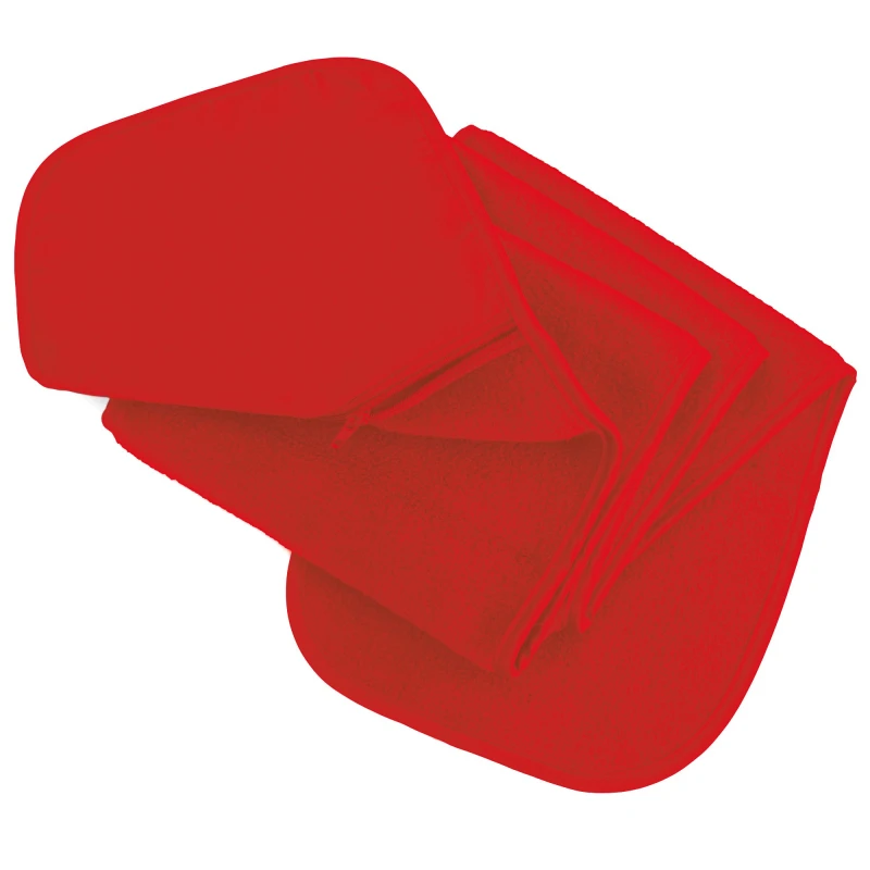 Image of Result Result Men Active Anti-Pilling Fleece Winter Scarf With Zip Pocket in Red Red One Size Male 5054171279876