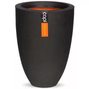 image of Capi - Vase Urban Smooth Elegant Low 26x36cm Black KBL781 Black