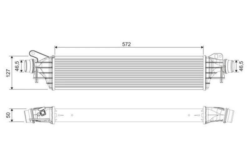 Image of Intercooler VALEO 818697