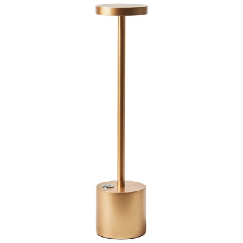 Image of Beliani Wireless LED Table Lamp Lizandro With Dimmer Metal Gold