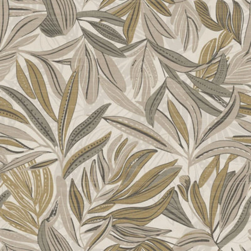 Image of Arthouse Graphic Tropical Leaf Neutral Wallpaper