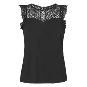 image of Vero Moda VMALBERTA womens Vest top in Black - Sizes S,M,XS