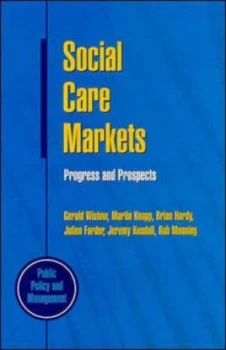 Image of Social Care Markets by Gerald Wistow Paperback