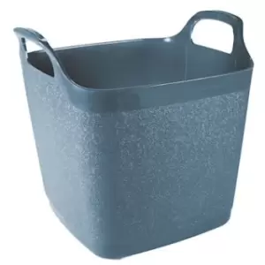Image of Town & Country Town and Country Square Garden Flexi-Tub - Denim Blue - Large 40 Litres, Large (40 litres)
