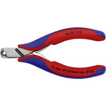 image of Knipex 64 02 115 Electrical & precision engineering End cutting nippers non-flush type 115 mm