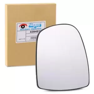 Image of VAN WEZEL Wing Mirror Glass * HAGUS * 4394832 Side Mirror Glass,Mirror Glass OPEL,RENAULT,NISSAN,Vivaro A Kastenwagen (X83),Vivaro A Combi (X83)