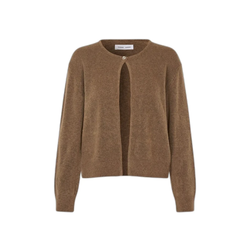 Image of Samsoe Samsoe Womens cardigan Samsoe Samsoe Sacassandra Beige Female XS
