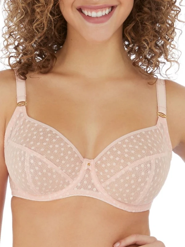 Image of Freya Womens Starlight Side Support Bra in Pink Size: 32DD Pink Female 32DD