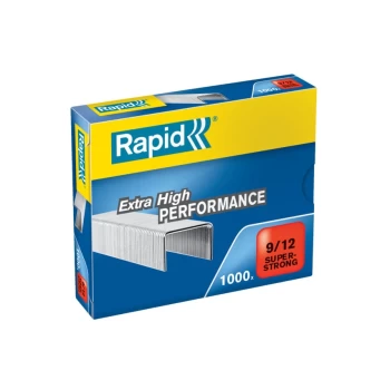 Rapid Superstrong Staples 9/12 (1000) - Outer Carton of 5