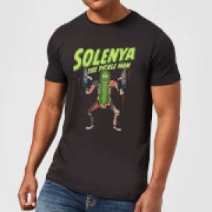 Image of Rick and Morty Solenya Mens T-Shirt - Black