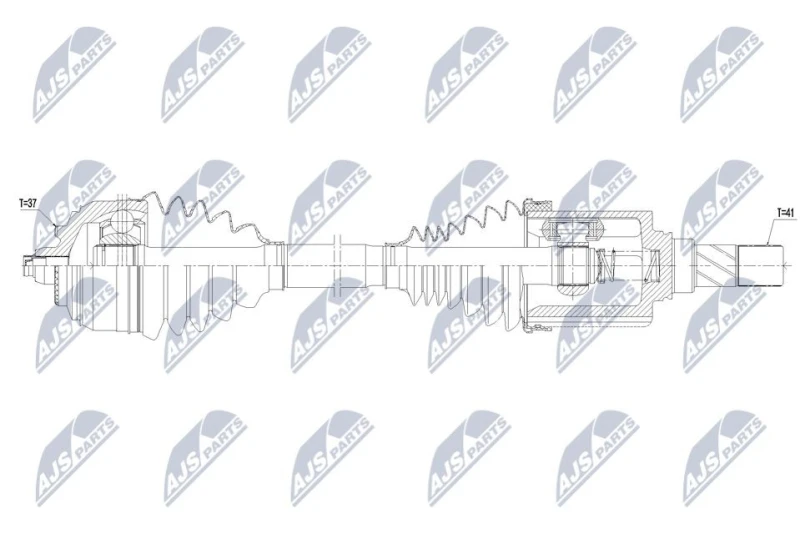 Image of NTY Drive shaft NTY NPW-ME-166