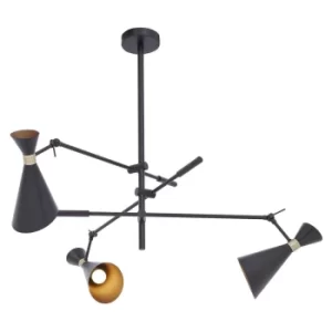 image of Interiors by PH Linox 3 Bulb Pendant Light, none