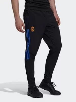 Image of adidas Real Madrid Tiro Presentation Tracksuit Bottoms, Black Size M Men