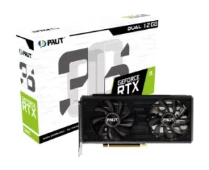 image of Palit Nvidia GeForce RTX 3060 DUAL 12GB GDDR6 PCI-Express Graphics Card