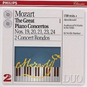 Image of Mozart The Great Piano Concertos by Wolfgang Amadeus Mozart CD Album