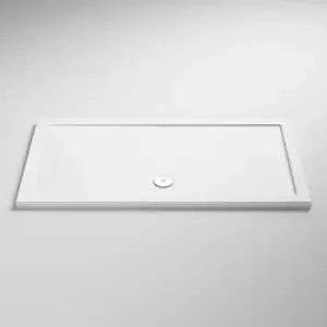 image of Pearlstone Rectangular Shower Tray 1200mm x 1000mm - White - Nuie