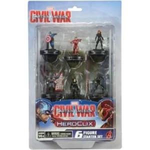 image of Marvel HeroClix Captain America Civil War Movie Starter