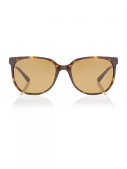 image of Tory Burch Dark Tortoise TY7106 square sunglasses GreenBrown