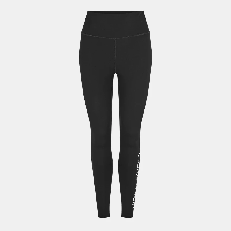 Image of Calvin Klein Womens CKP Icon High Rise Leggings Black female 8 (XS)