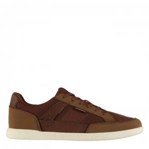 image of Jack and Jones Byson Mesh Mix Trainers - Cognac