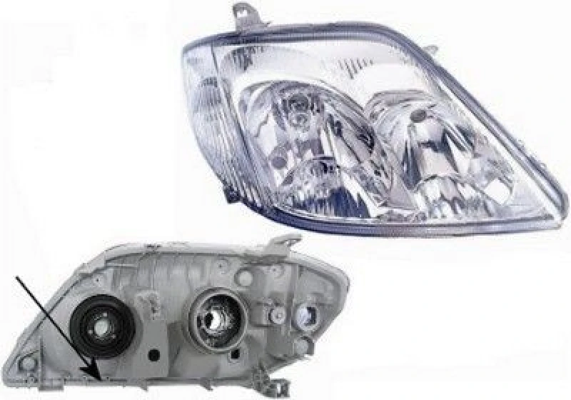 Image of VAN WEZEL Headlight VAN WEZEL 5395962