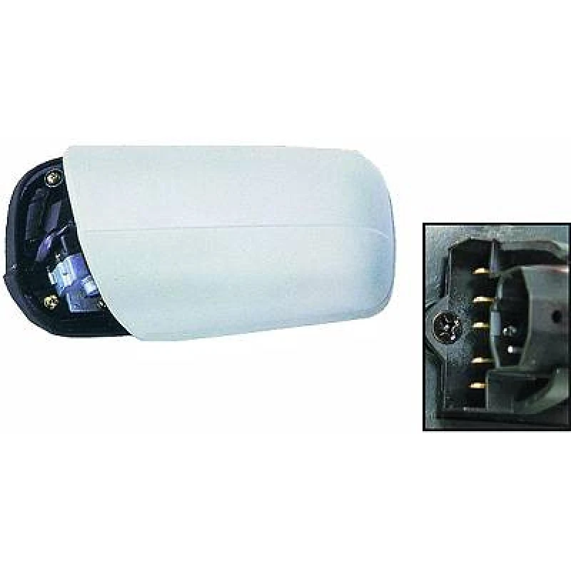 Image of DIEDERICHS 1670225 Wing mirror Left, Blue-tinted, primed Outside Mirror (50)