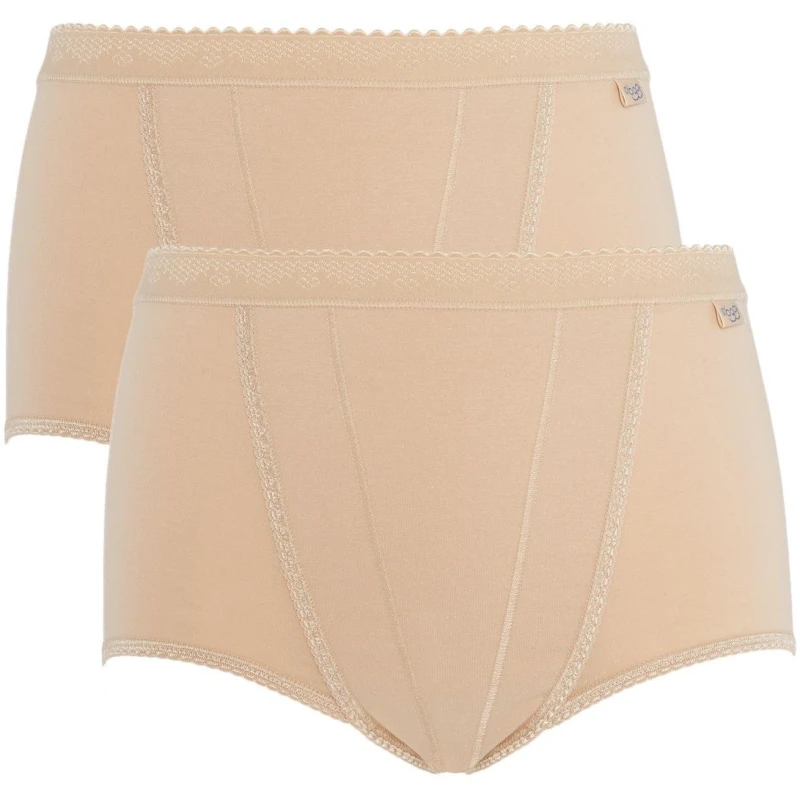 Image of Sloggi Sloggi 2Pack Control Maxi Knicker Skin Skin Female 20 CN84905