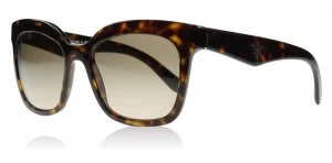 image of Prada Triangle Sunglasses Tortoise 2AU3D0 53mm