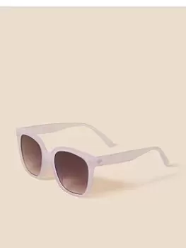 Image of Accessorize Oversized Wayfarer Sunglasses, Purple, Women