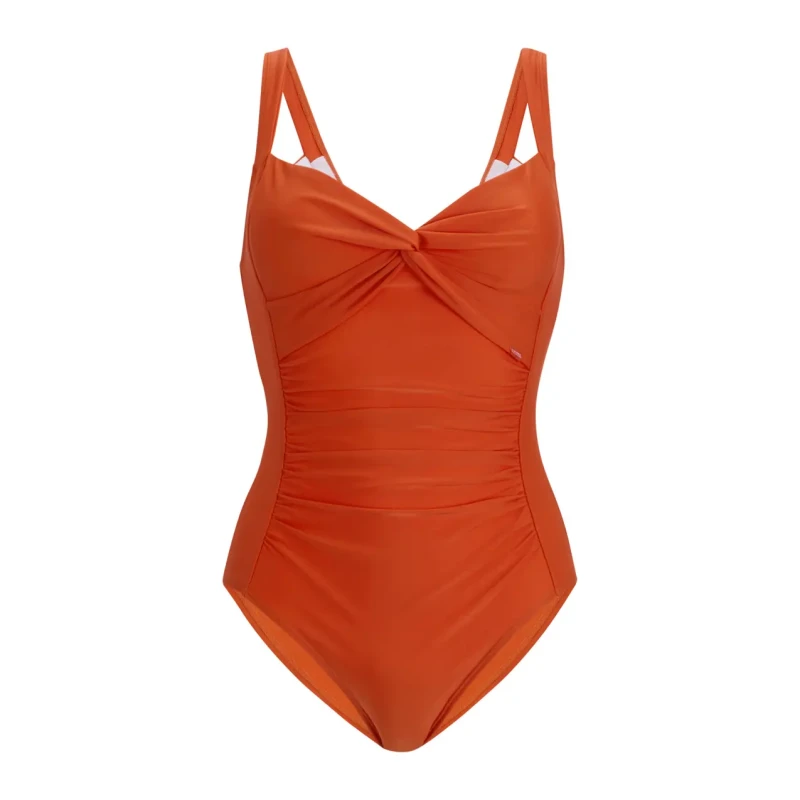 Image of Regatta Womens 1 Piece swimsuit Regatta Sakari Tummy Control Orange Female 38